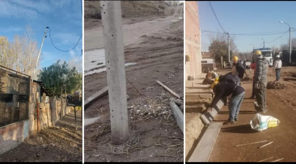 El Municipio avanza con la obra de urbanización del barrio Fiske Menuco pero... ¿a qué costo?