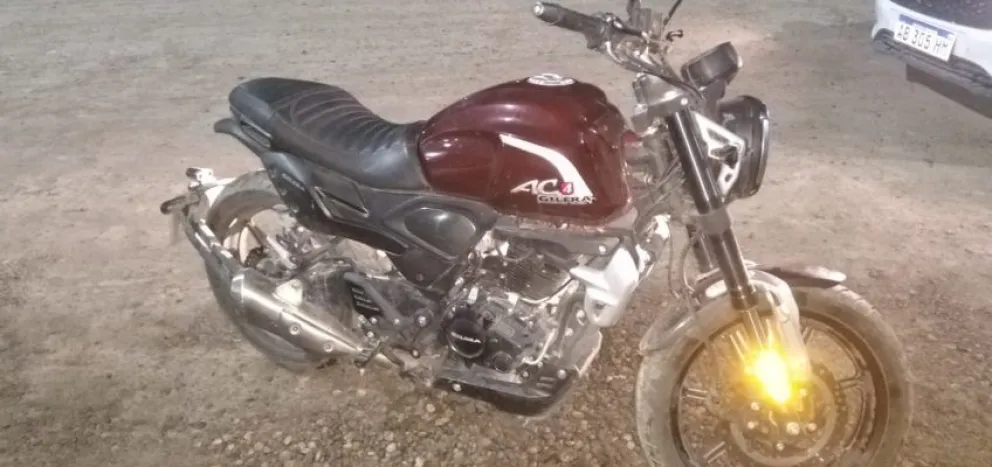 No llegaron muy lejos: se robaron una moto, no pudieron hacerla arrancar y la abandonaron en plena calle 