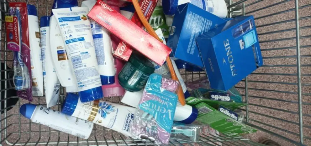 Se quisieron robar más de $60.000 en mercadería