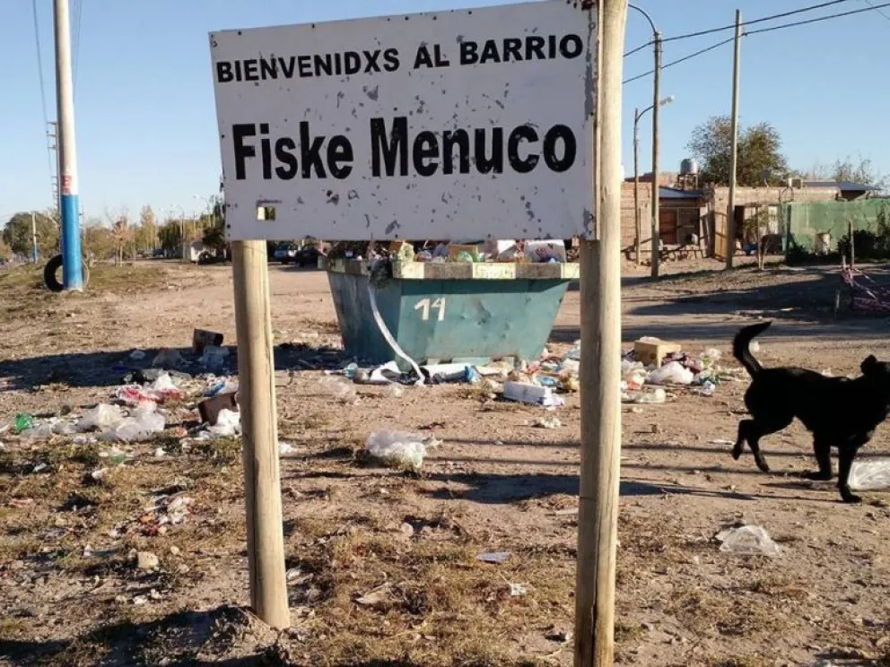 Otro atropello de la empresa Arven en barrio Fiske Menuco