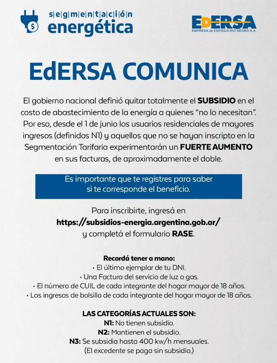 edersa aumento