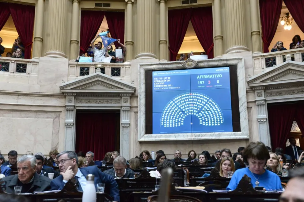Di Giacomo destacó la media sanción de la ley en beneficio de los acompañantes terapéuticos  