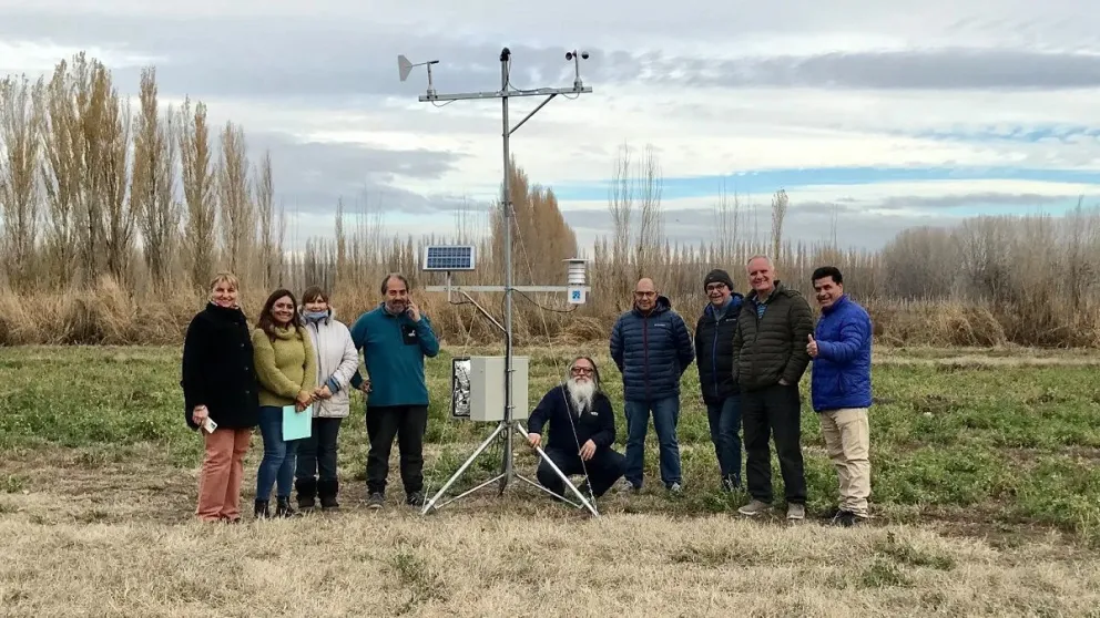 Instalaron cuatro estaciones meteorológicas en el Alto Valle para anticiparse a las heladas