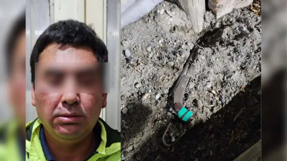 Delincuente armado se cambió de ropa para no ser reconocido por la policía y lo detuvieron