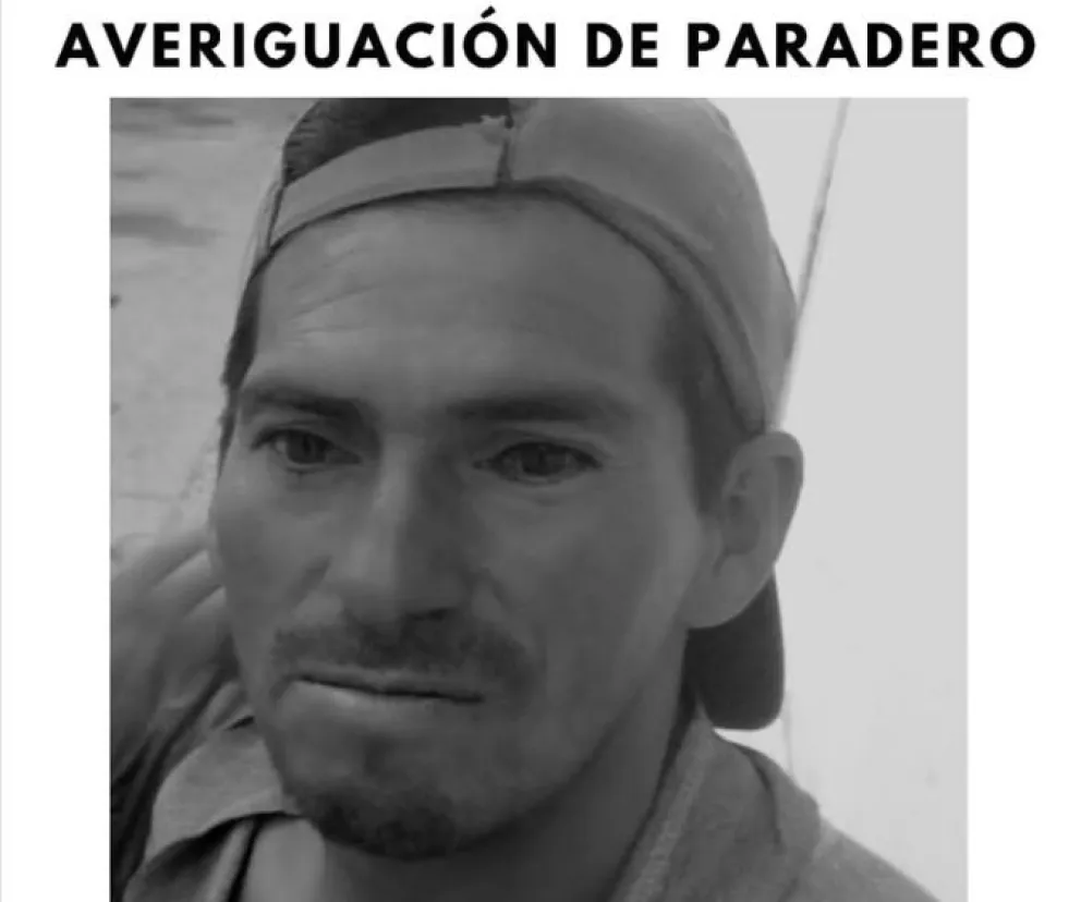 Buscan a un hombre de 39 años en toda la región 