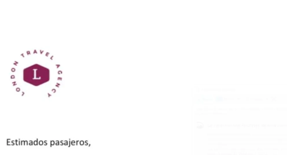 London Travel emitió un comunicado y hace responsable al Ministerio de Turismo  