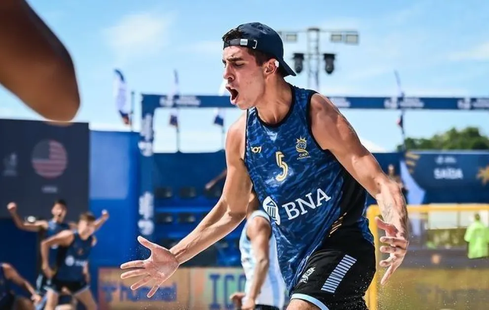 Santino Sposito se anticipa a los Juegos Suramericanos de Playa