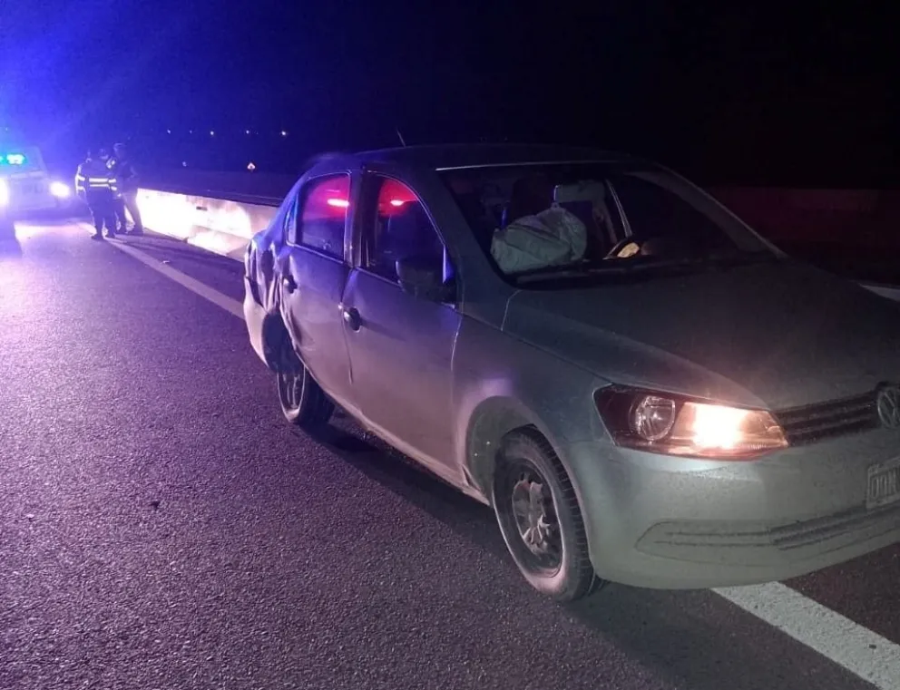 Doble choque en una noche accidentada sobre Ruta Nacional 22