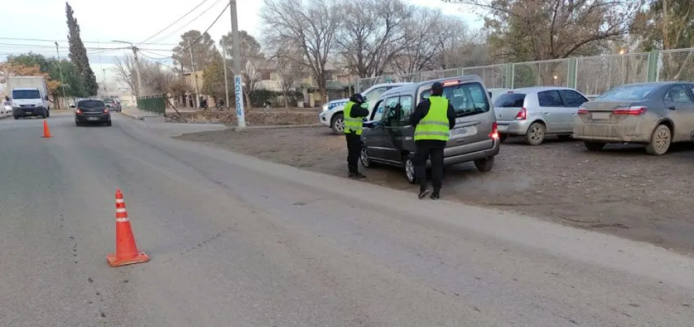 Más de 1300 vehículos fueron controlados por la policía durante el fin de semana