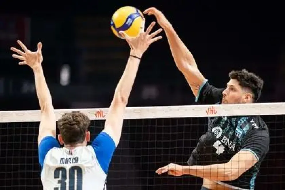 Argentina vs Italia, en los cuartos de final de la Nations League de vóley