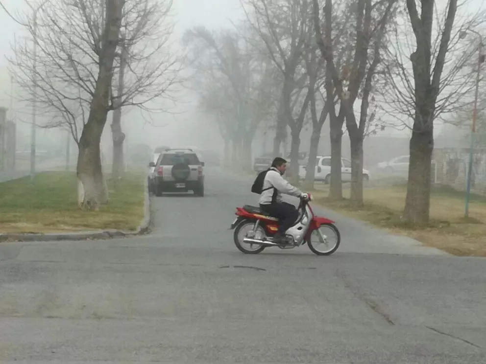 PRECAUCIÓN: abundante niebla en el Alto Valle