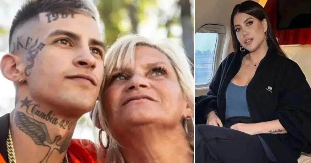 La mamá de L-Gante contó qué hizo Wanda Nara cuando su hijo cayó preso