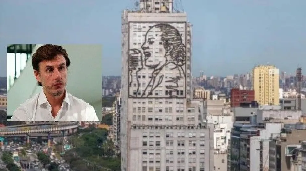 Polémico: García Moritán simuló el derrumbe del emblemático edificio de Desarrollo Social