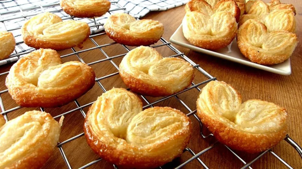 Una receta ideal para la tarde: palmeritas de ricota