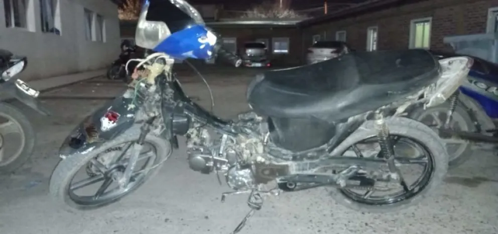 Otra motocicleta que había sido robada fue recuperada por la policía