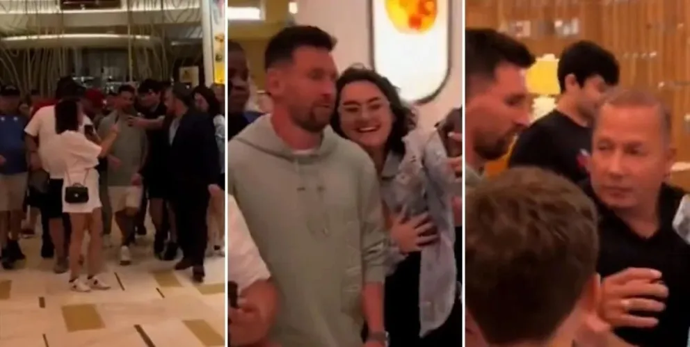 Video viral: Messi y el mal momento que vivió en un shopping de Miami