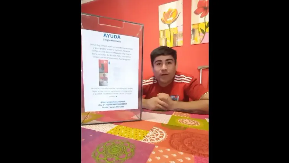 Mañana se realiza el bingo a beneficio de Sergio Mercado: enterate cómo podés ayudar