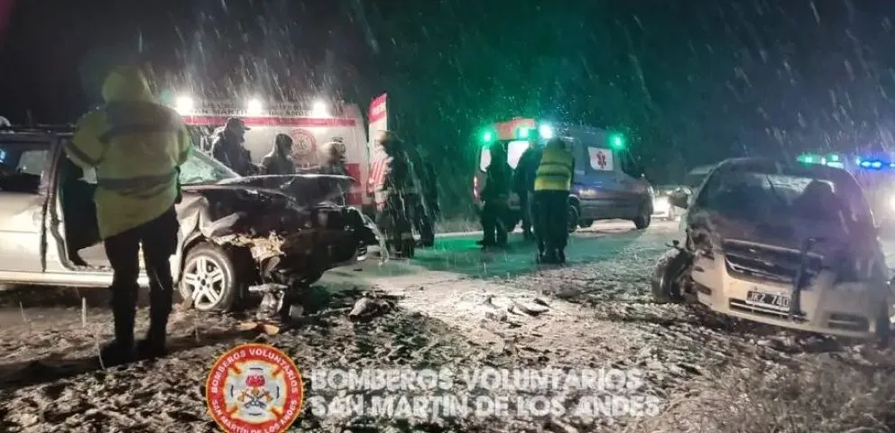 Choque frontal sobre la Ruta 40 dejó como saldo un niño con fracturas