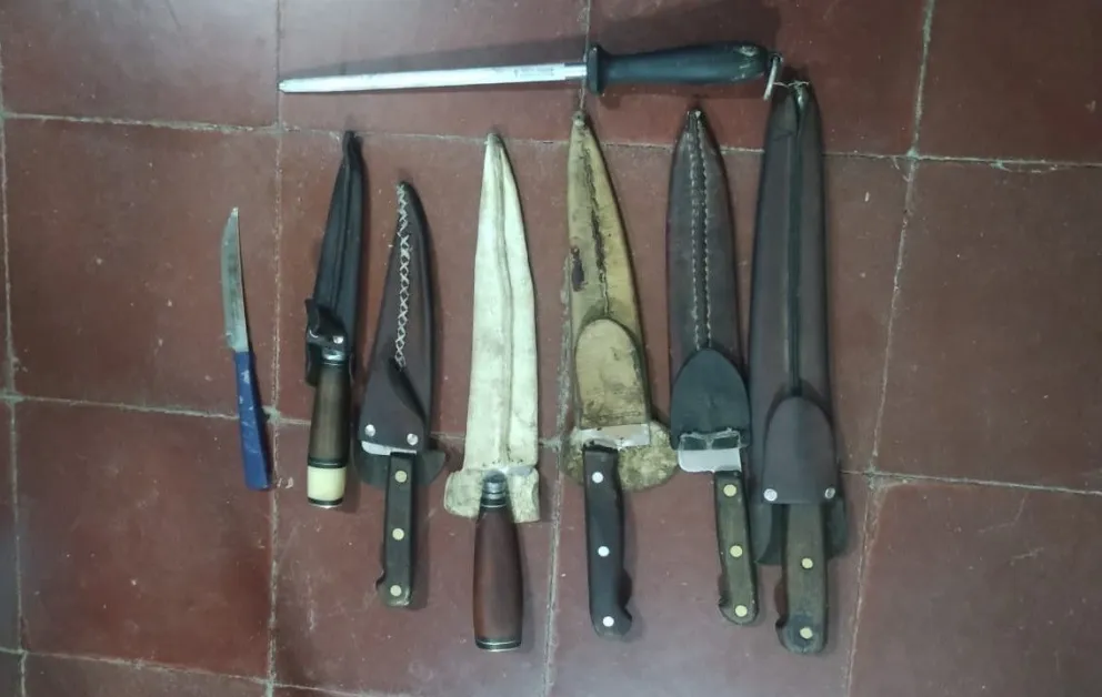 ¿Faena clandestina? Circulaban repletos de armas y en compañía de nueve perros 