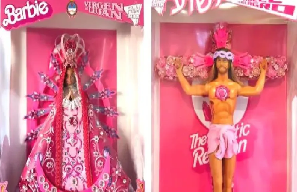Lanzan al mercado los muñecos de  "Barbie VIrgen" y "Ken Jesucristo"