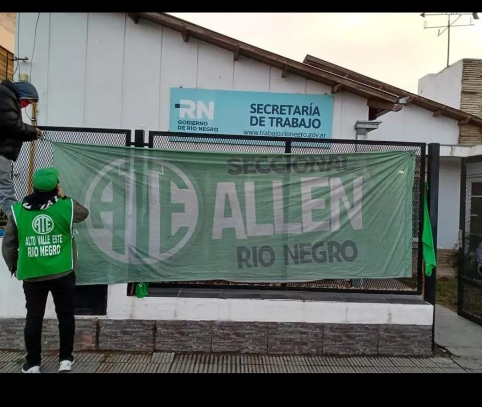 ATE denuncia violencia laboral en la delegación del Ministerio Trabajo de una localidad del Alto Valle