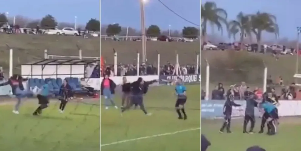 Habló el árbitro al que le tiraron agua caliente durante un partido de fútbol amateur