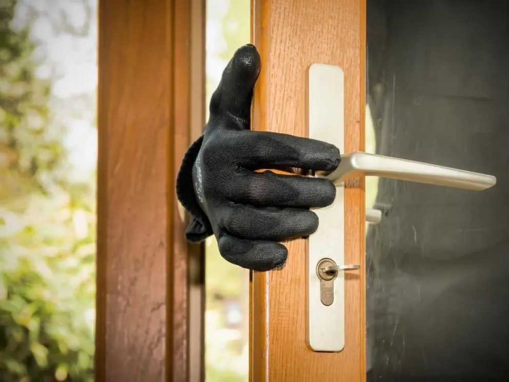 Un ladrón sigiloso: se robó un televisor y un celular de la vivienda mientras el dueño dormía 