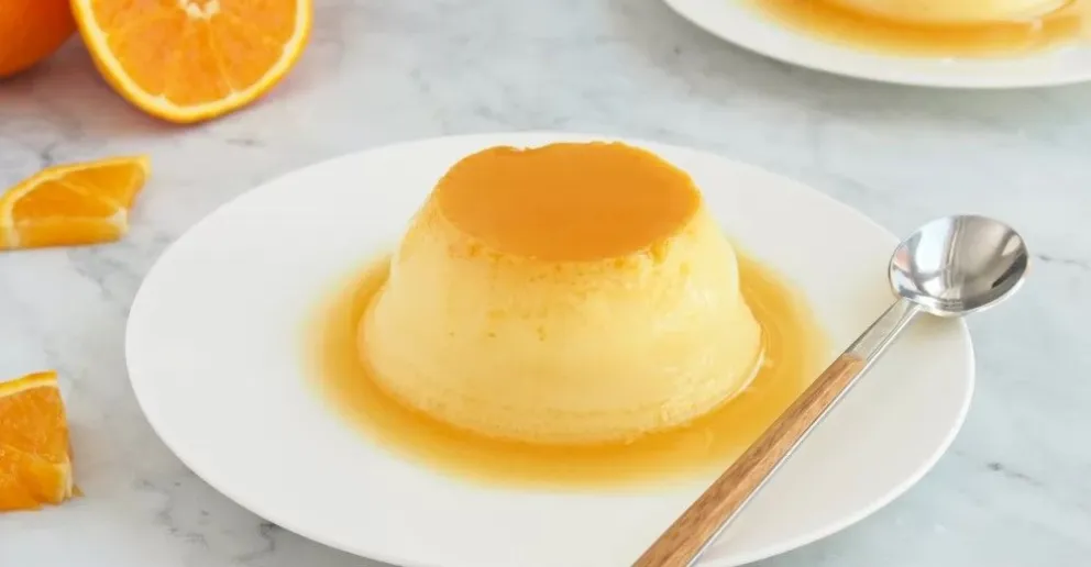 Delicioso Flan de Naranja: Un clásico enriquecido con sabores cítricos