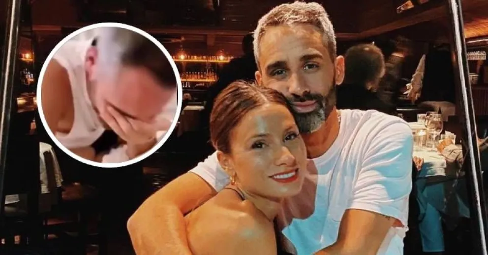 La sorpresa con susto incluido de Tefi Russo al Pollo Álvarez en el día de su aniversario