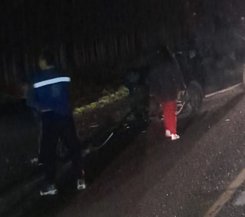 Fuerte choque a la altura de Guerrico: un hombre de Roca fue trasladado al hospital