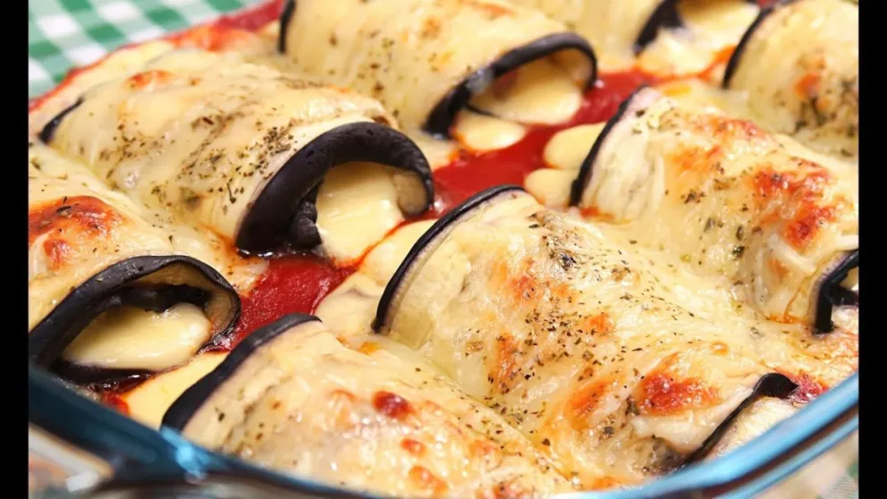 Rollos de berenjenas: una combinación de sabores y texturas irresistibles