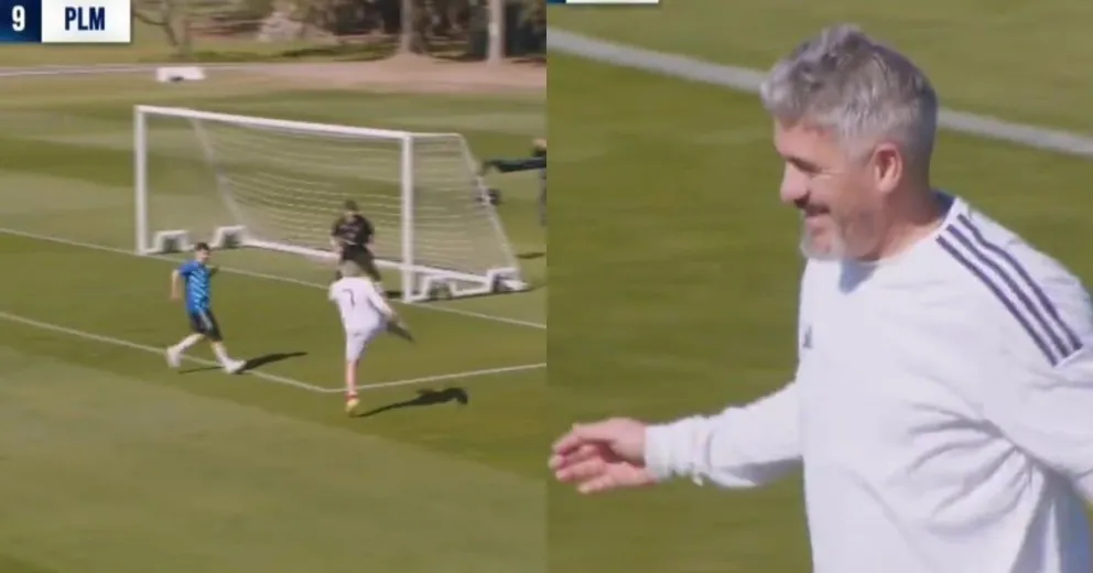 ¿Y si te llama “Micho”?: el golazo del “Burrito” Ortega en un amistoso
