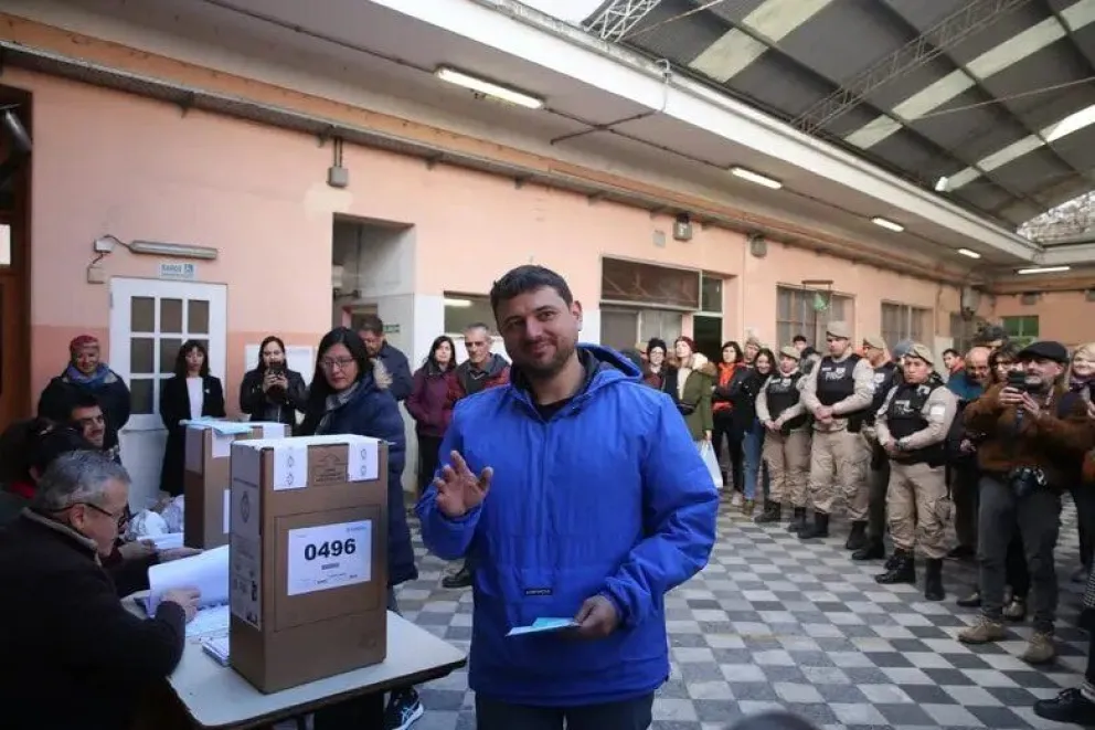 Votó Juan Grabois: "Mi deseo es que cuidemos la democracia"