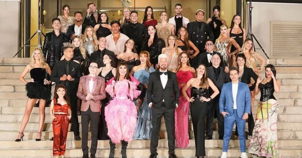La intimidad de la gala lanzamiento del Bailando 2023: todos los famosos de la foto grupal