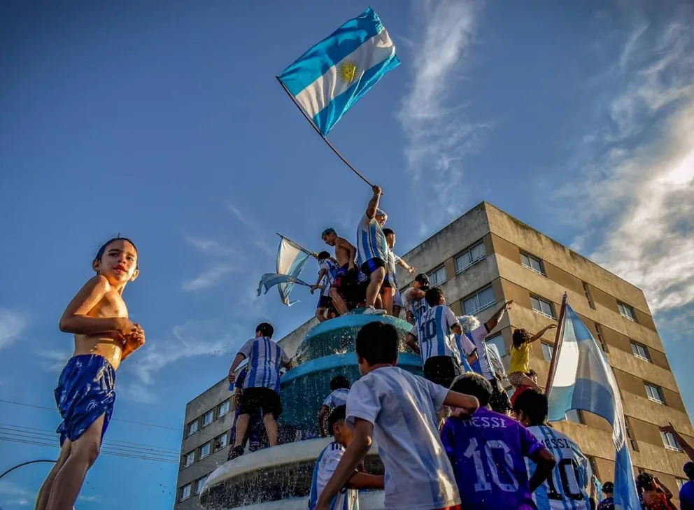 Mañana se inaugura una muestra de “Los festejos del Mundial”