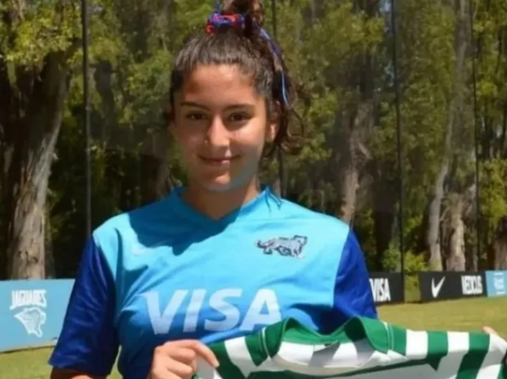 Candela Juan, la roquense seleccionada para representar a Argentina en Rugby