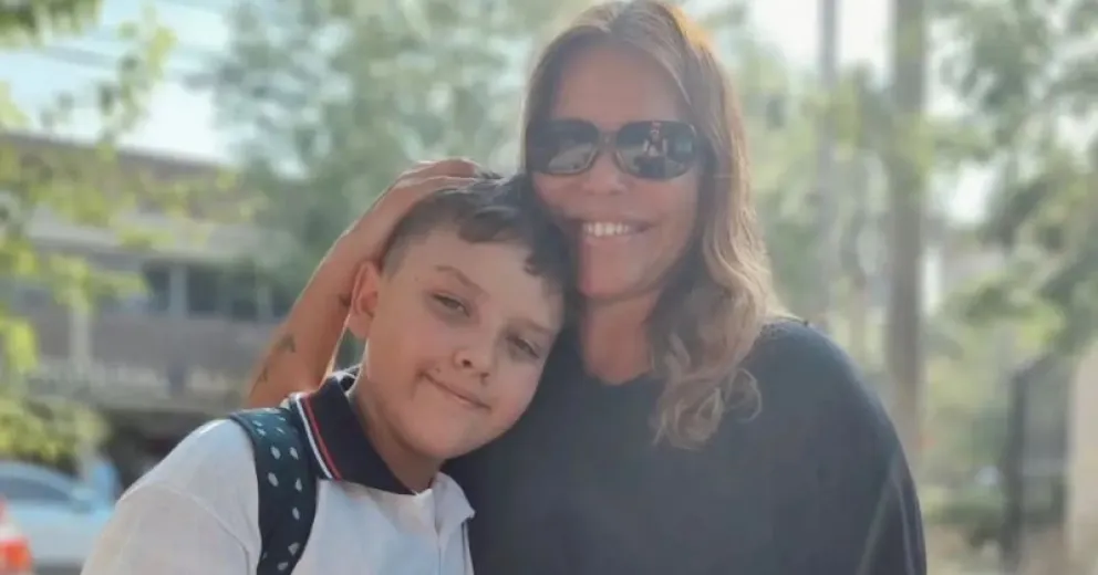 Cuál fue el pícaro pedido del hijo más chico de Nazarena Vélez para celebrar su cumpleaños