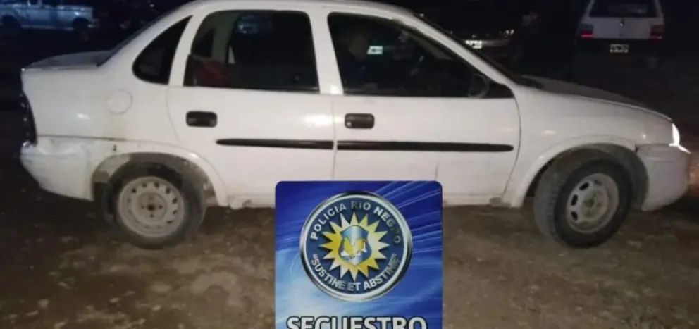 Otro auto con pedido de secuestro fue recuperado por la Policía, en Roca