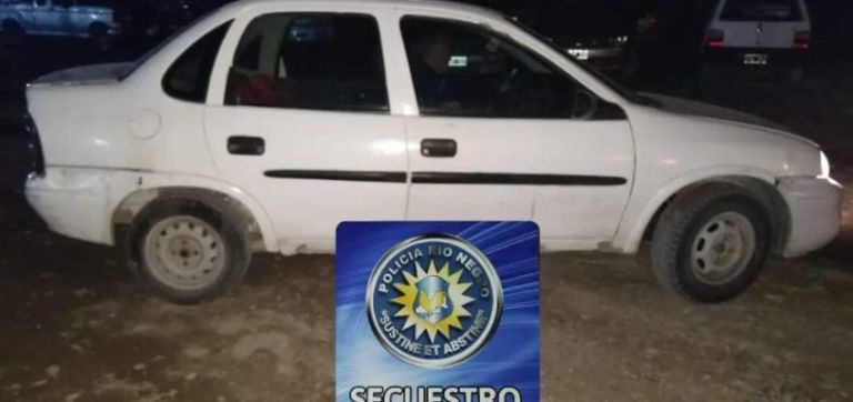 Otro auto con pedido de secuestro fue recuperado por la Policía, en Roca