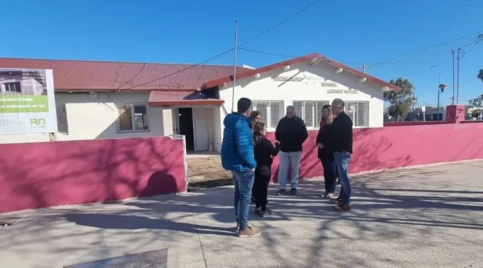 Avances importantes en la obra de la Escuela 95 en Roca