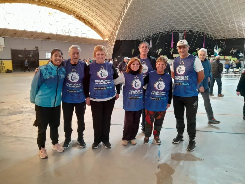 Los adultos mayores roquenses hicieron podio en los Juegos Evita
