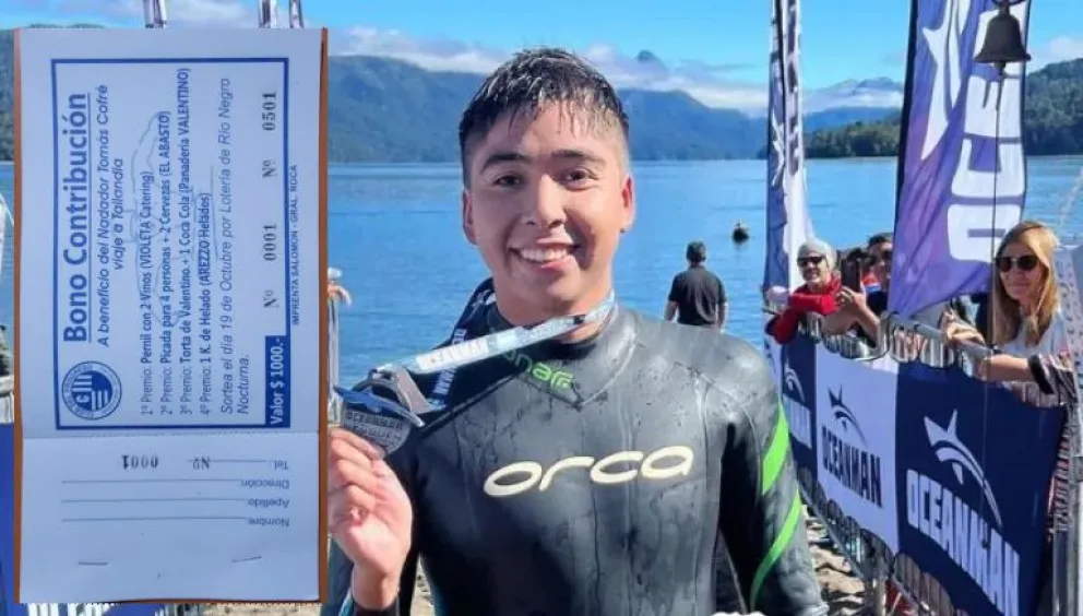 Ayudemos a Tomás: lanzó un bono contribución para competir en la Final Mundial de OceanMan en Tailandia 