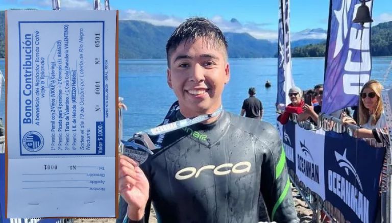 Ayudemos a Tomás: lanzó un bono contribución para competir en la Final Mundial de OceanMan en Tailandia