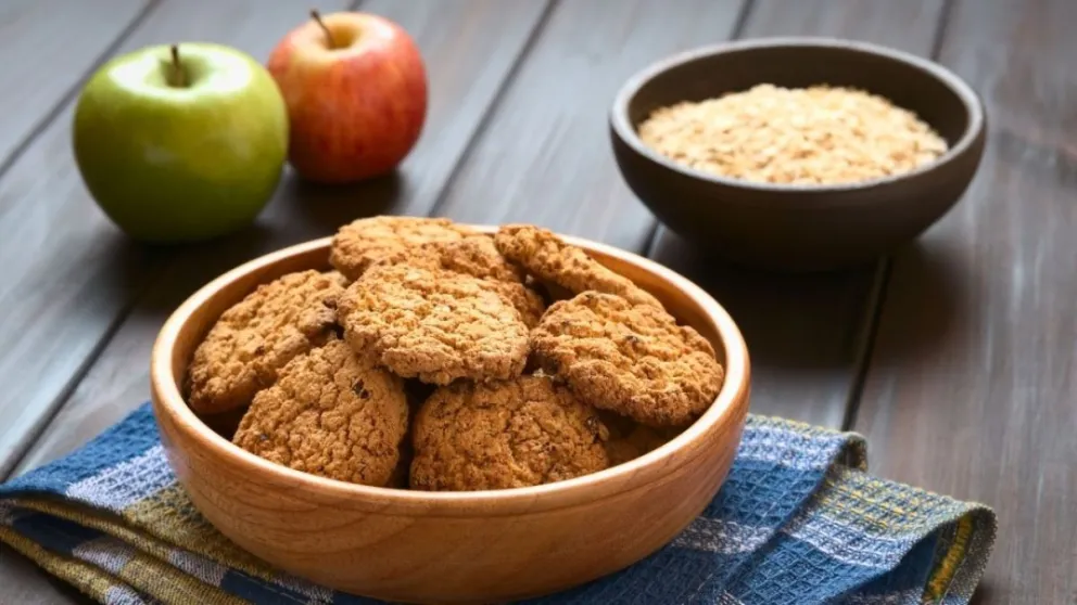 Galletas de manzana y canela sin harina: muy rendidoras