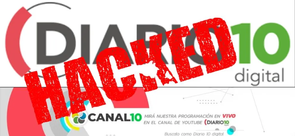 Hackearon el sitio de noticias de Canal 10 