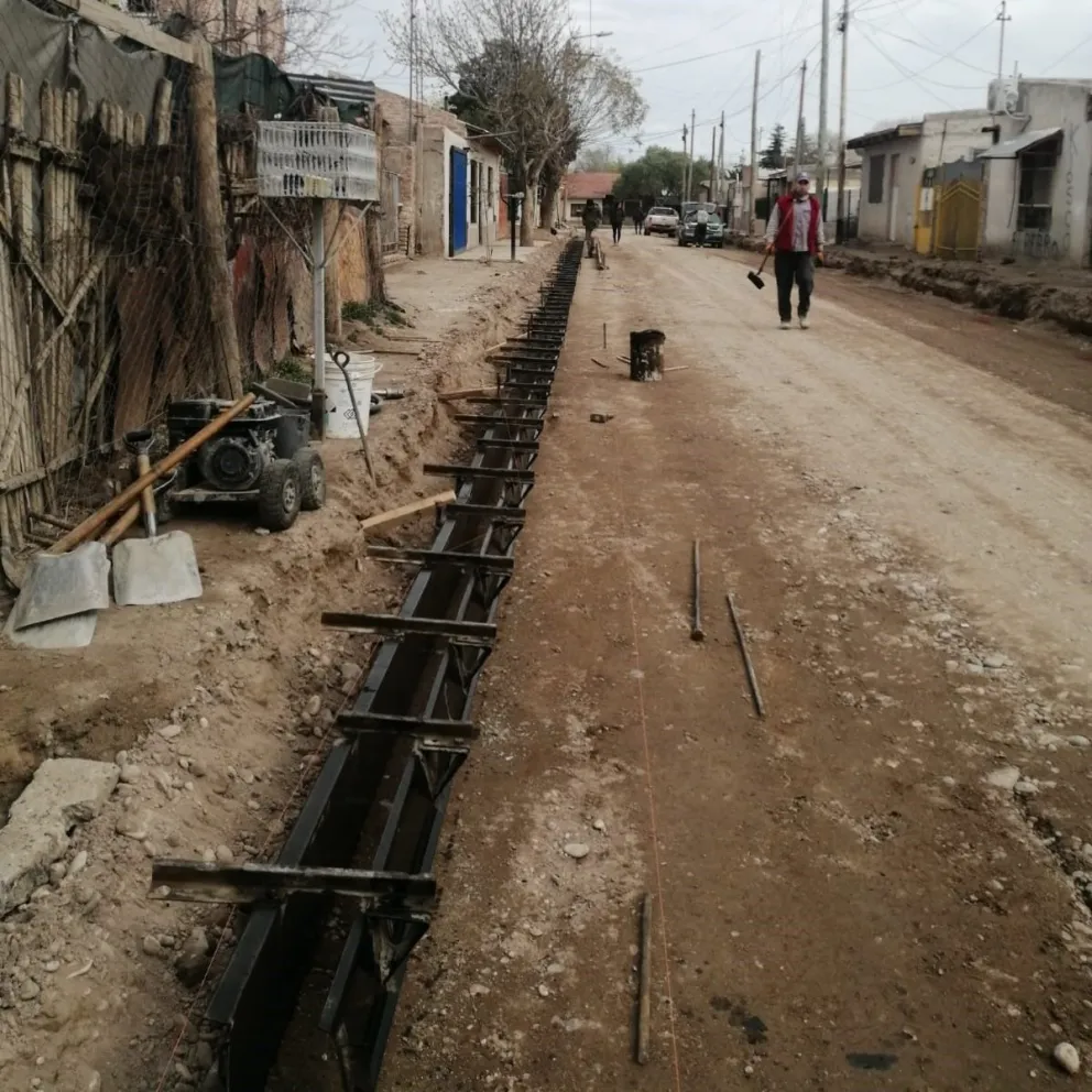 Preparan el terreno para comenzar a pavimentar la zona norte 