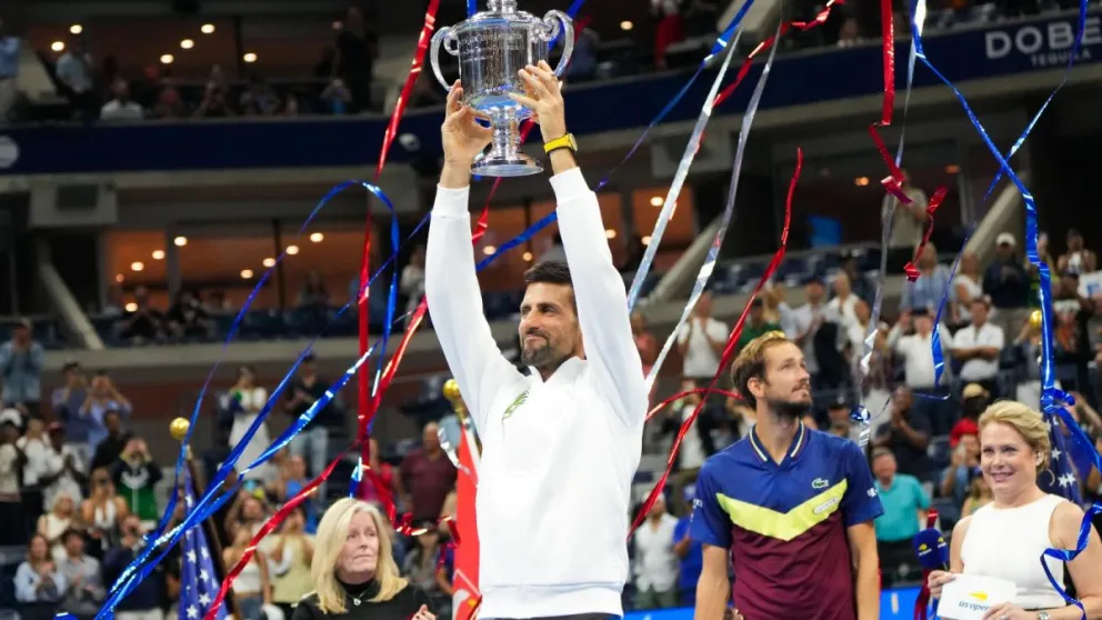 Djokovic arrasa con Medvedev y consigue su 24° Grand Slam en el US Open
