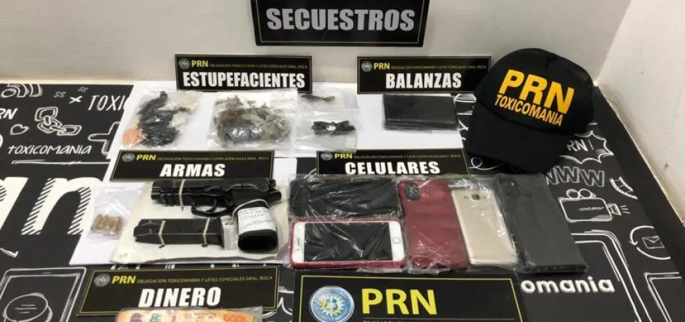 Desarticulan punto de venta de droga y detienen a joven con antecedentes