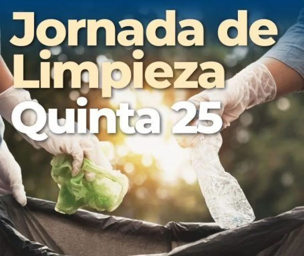 Jornada de Limpieza en el Barrio Quinta 25 de Roca 