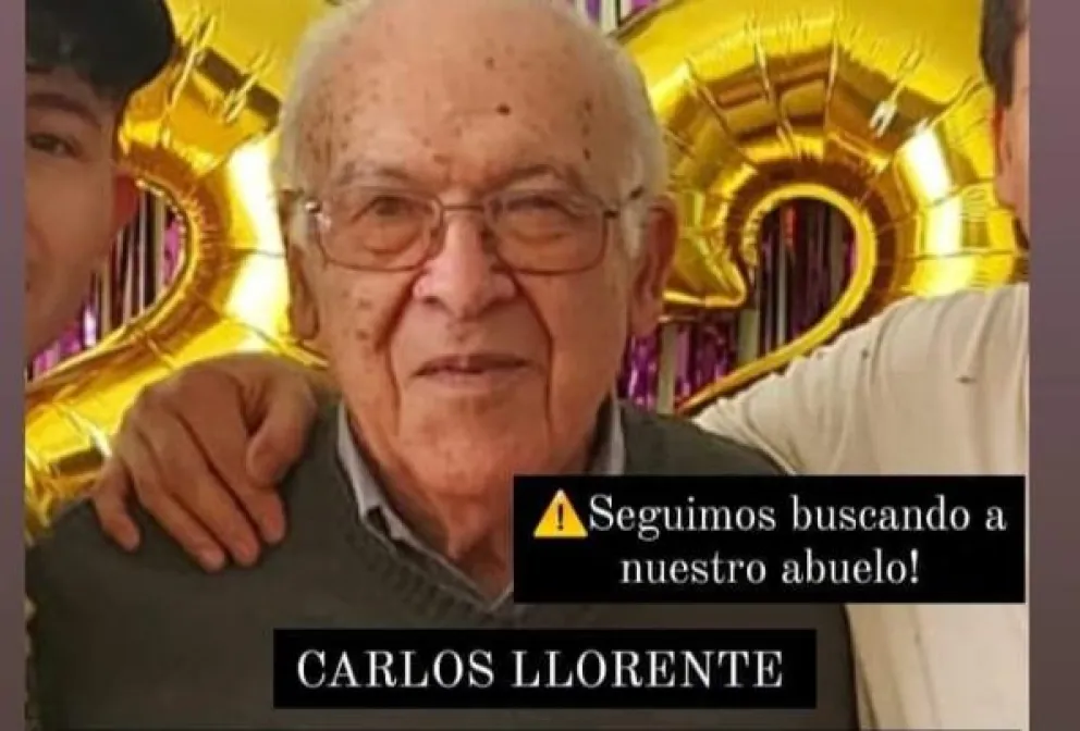 Continúa desaparecido Carlos Llorente: realizan una búsqueda aérea para encontrarlo 